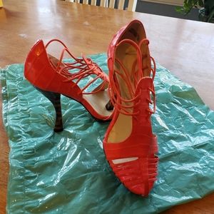Orange heels